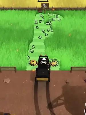 Grass mowing simulator