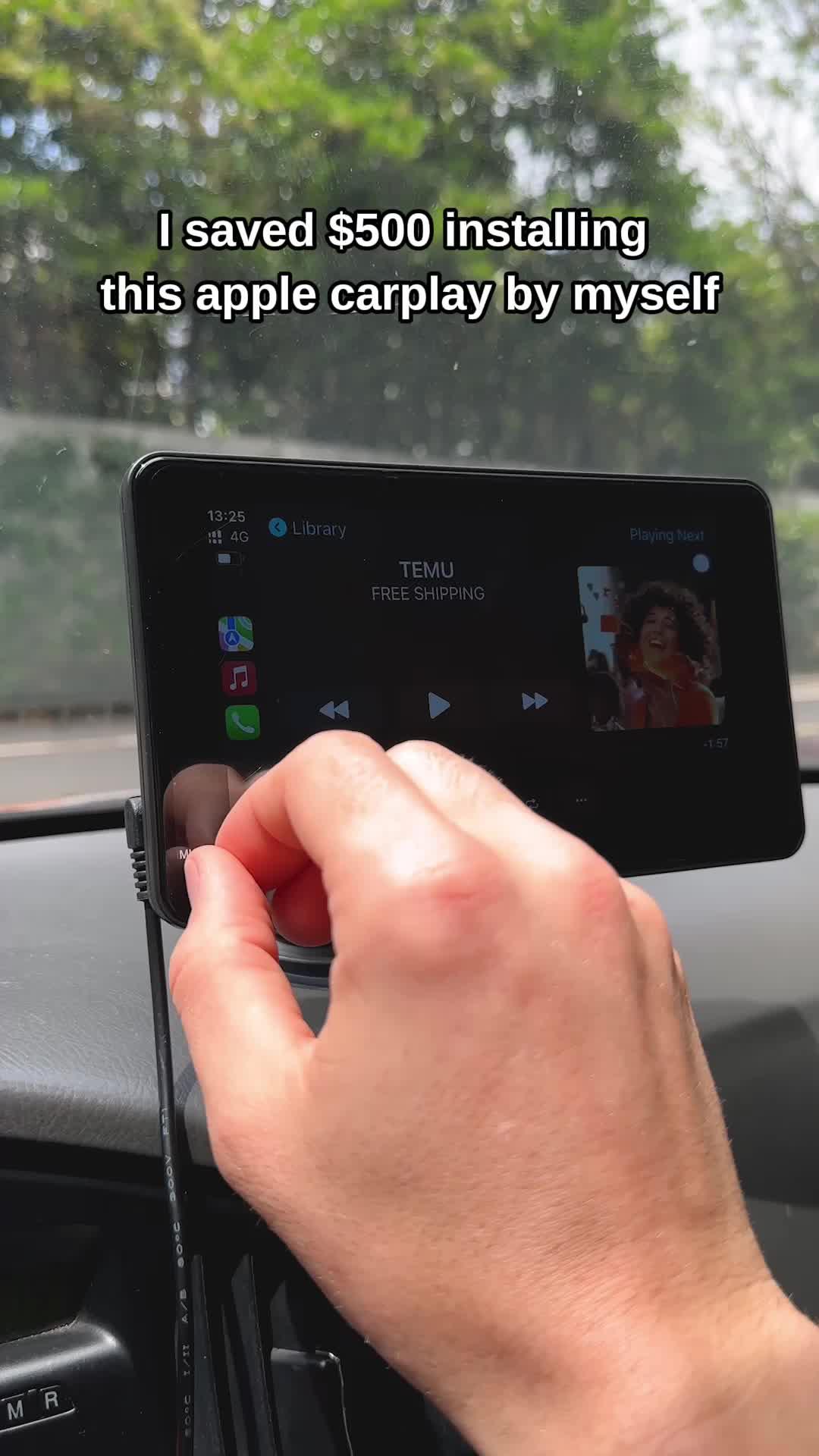 Elevate your driving experience with this Portable Wireless Car Stereo Touch Screen! It supports CarPlay, Android Auto, Mirror Link, and comes with Siri/Navigation.🚘🛠️⛺@temu 🤩🏠 Click https://temu.to/m/up94adyuul0🔍 to get this item🧡 Only for new app users #temusale #temuhaul #temu #temufinds #CarAudio #WirelessConnectivity #SmartCarTech
