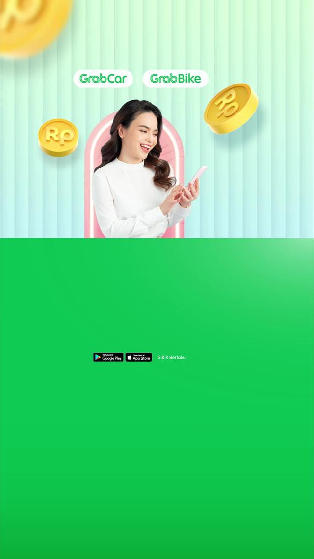 Diskon s.d. 50rb khusus pengguna baru atau udah 90 hari tidak menggunakan GrabBike/GrabCar