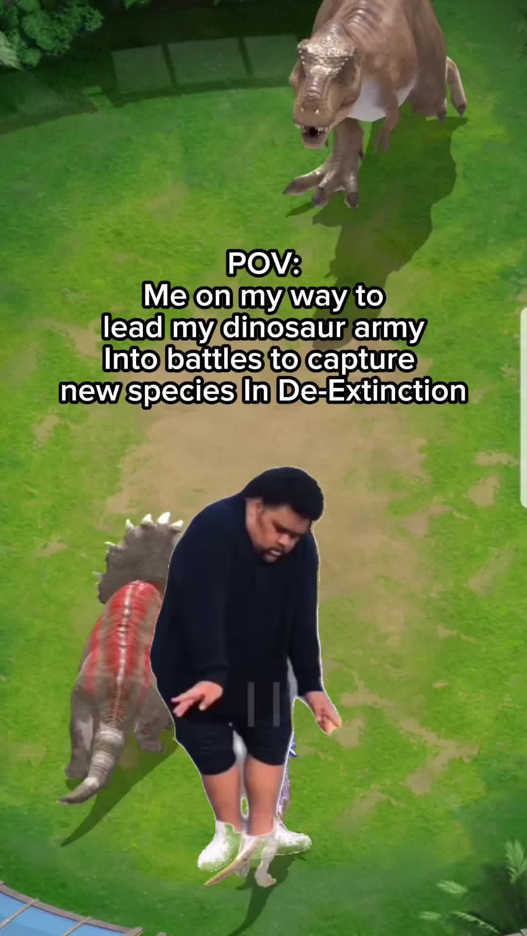 Go! Join the battle of resurrected dinosaurs！