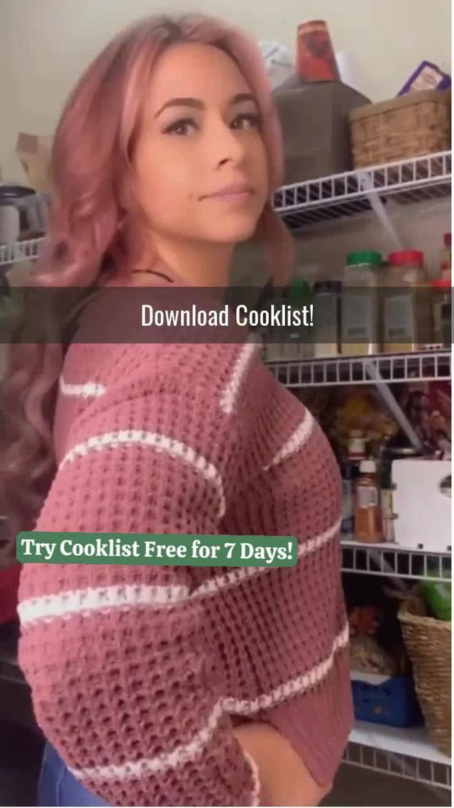Try Cooklist Today Free for 7 Days