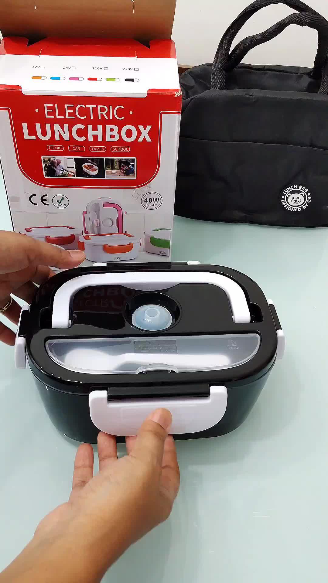 Marmita Elétrica 12v/110v/220v Carro Tomada + Bolsa Térmica