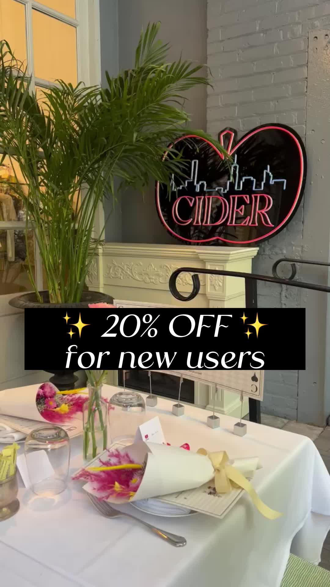 Elevate your style with CIDER. New users save 20%.
