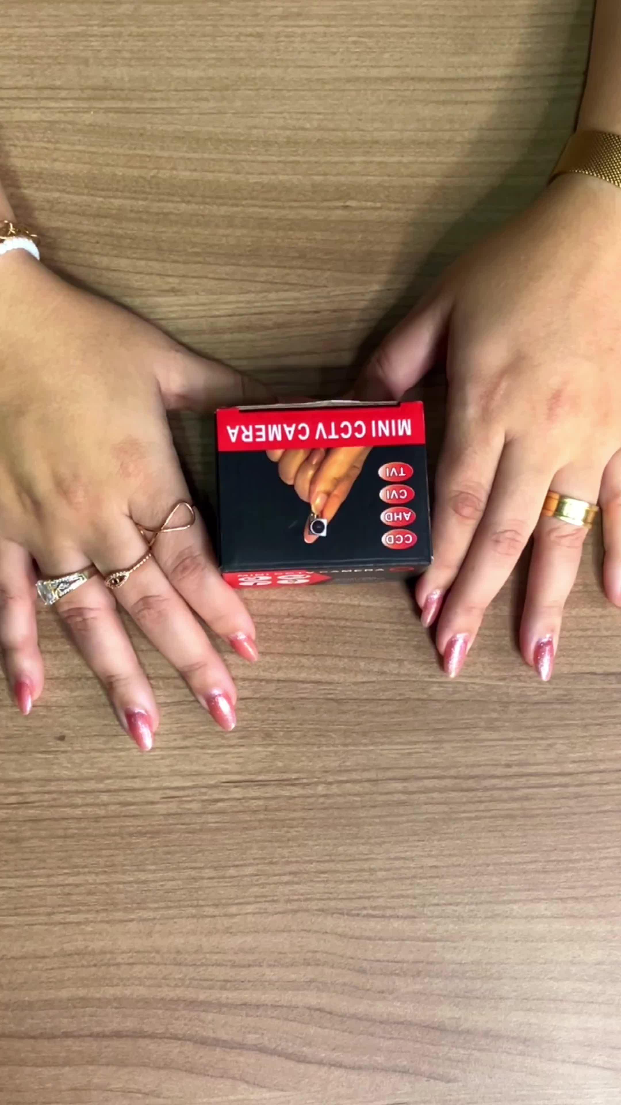 Mini Câmera Pinhole Ahd C/ Áudio Espiã 720p Envio Imediato