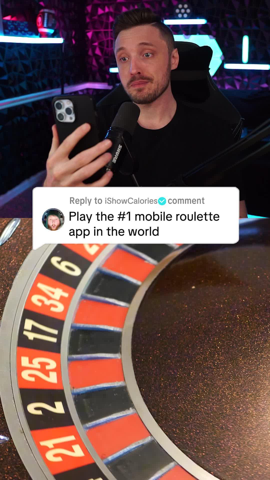 Start playing roulette.  Download the app now.
