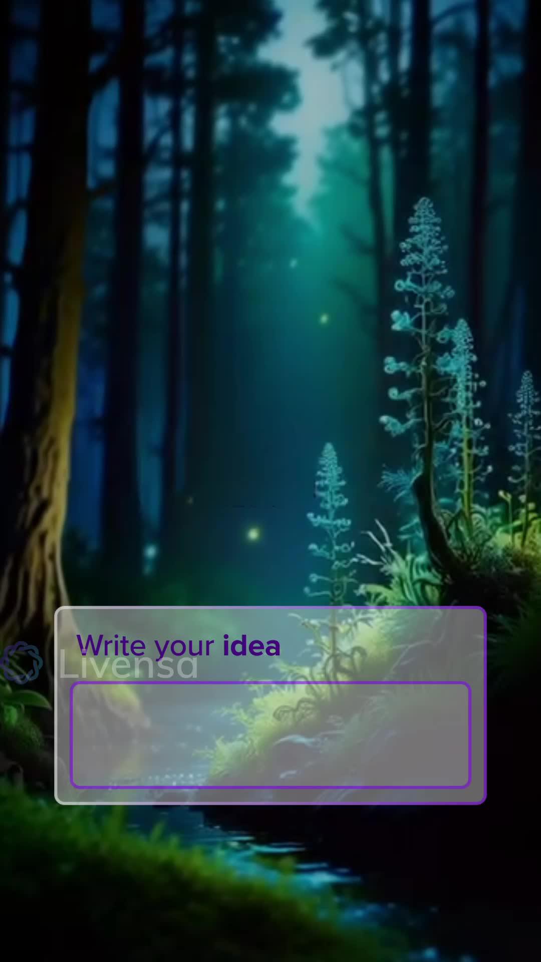 Create Al videos with your own words on mobile