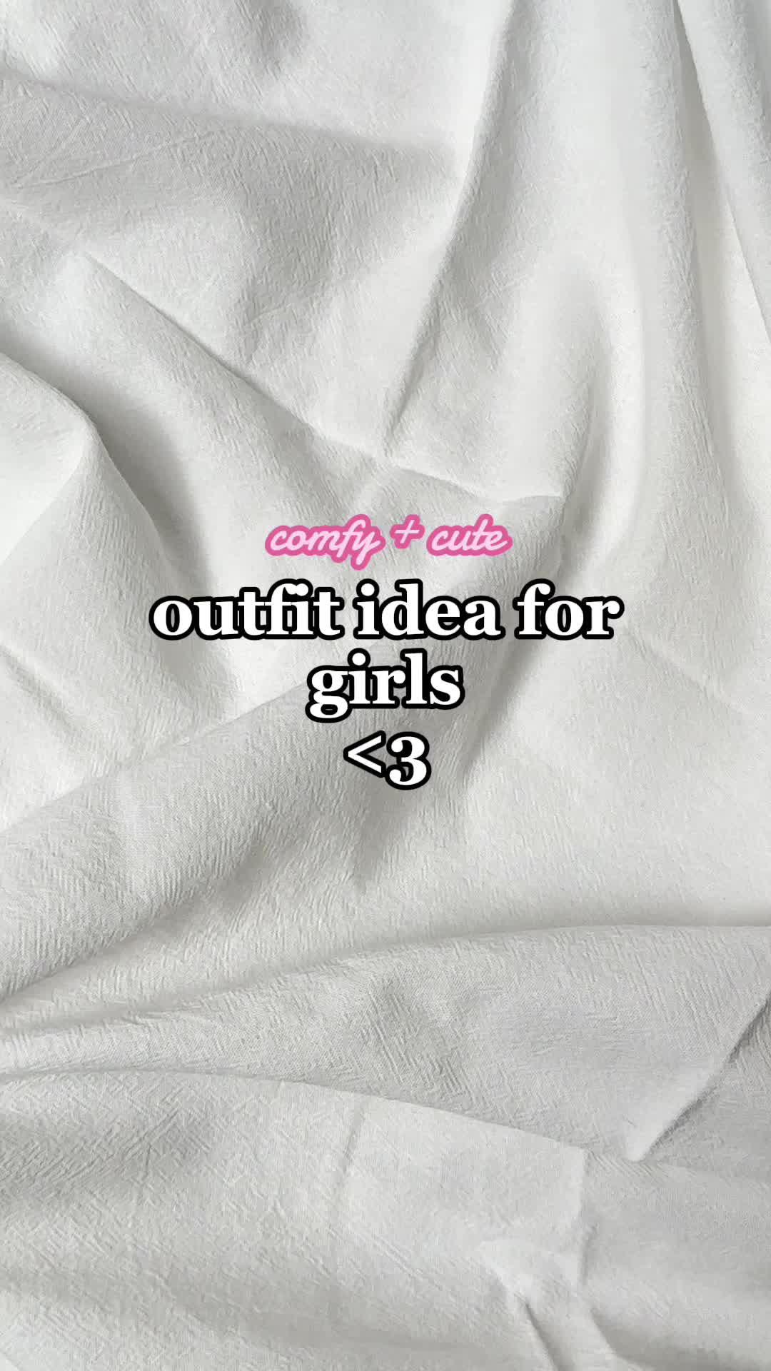 comfy and cute outfit for girls <3 ❤️⚡🎁 time to update your wardrobe with these timeless pieces from temu! #temu #outfits #outfitinspo #chic