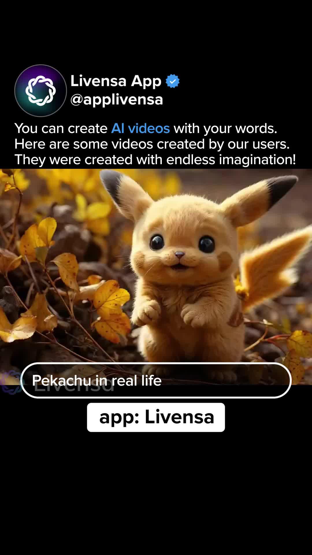 Create Al videos with your own words on mobile