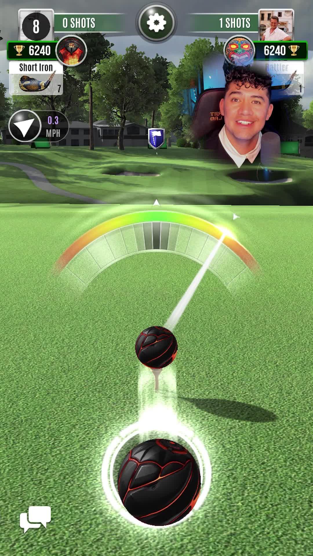 Play on REAL golf courses!