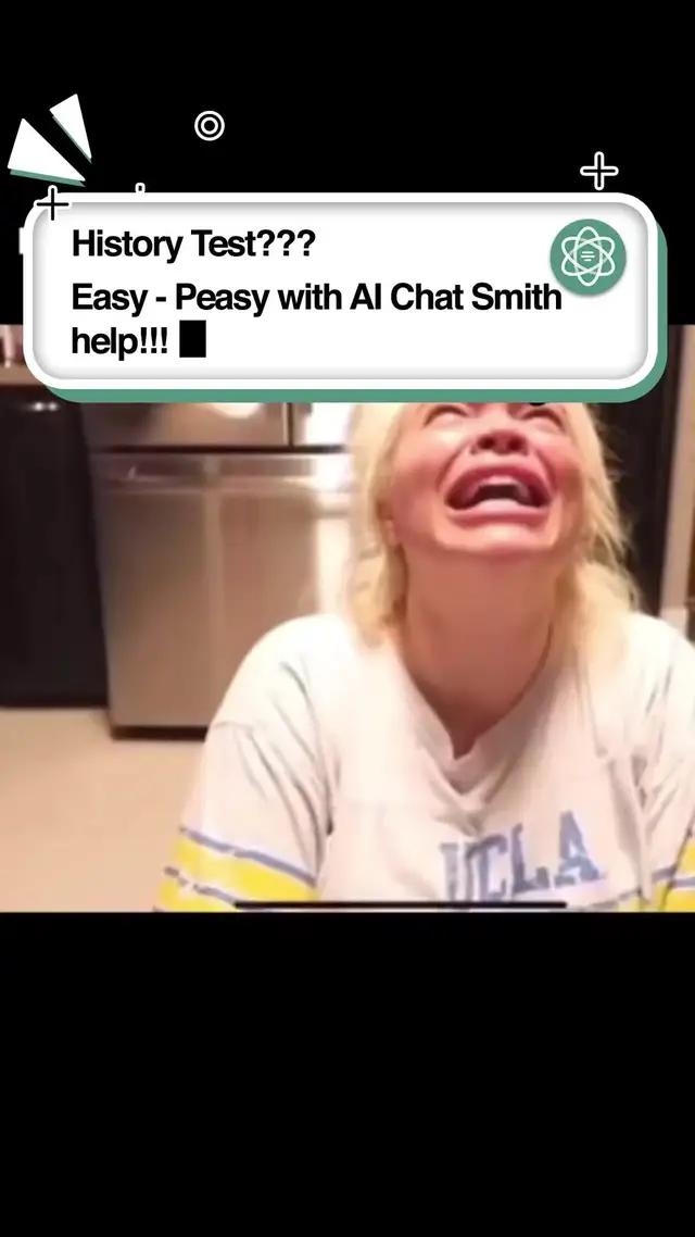 History Testtt??? Easy-Peasy with Ai Smith help!!! 💯💯💯#WhatToPlay #chatsmith #aichatsmith #gpt #meme #ai #learnontiktok 