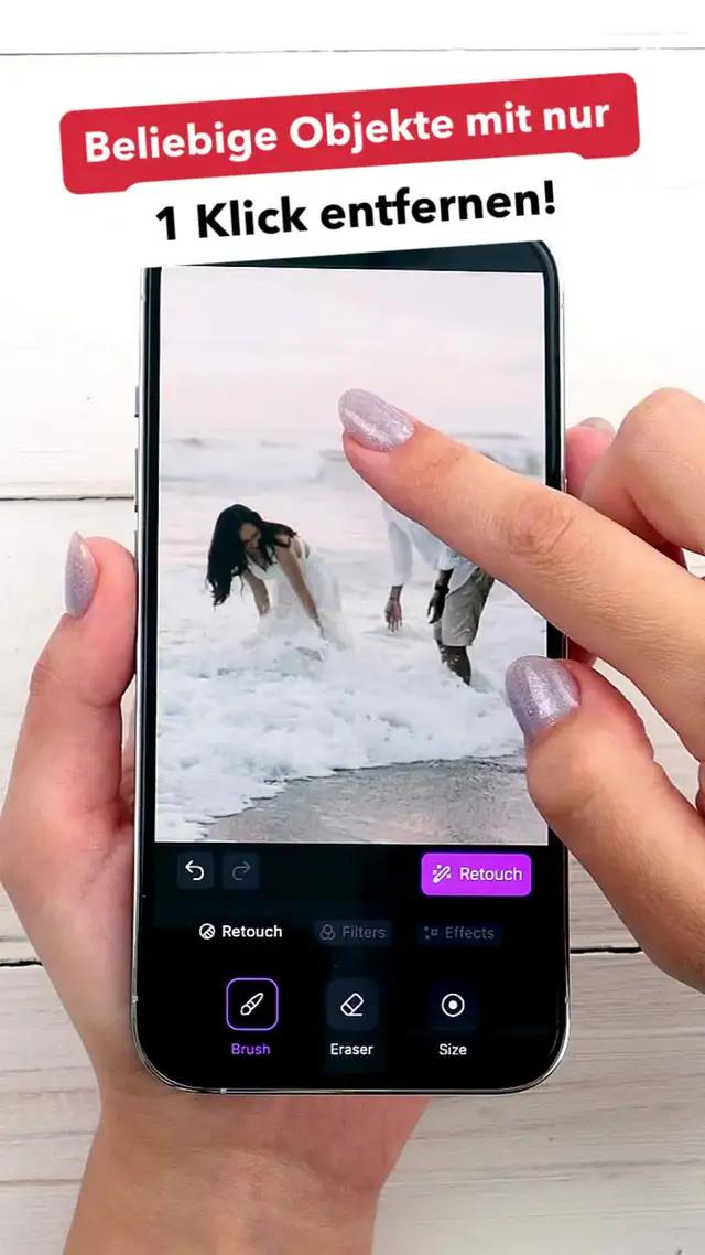 Entfernen Sie alle Objekte mit AI!