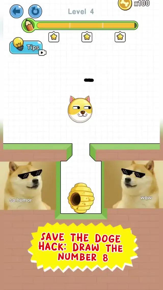 Can you pass this level in 5s? Draw to save the dog now!!