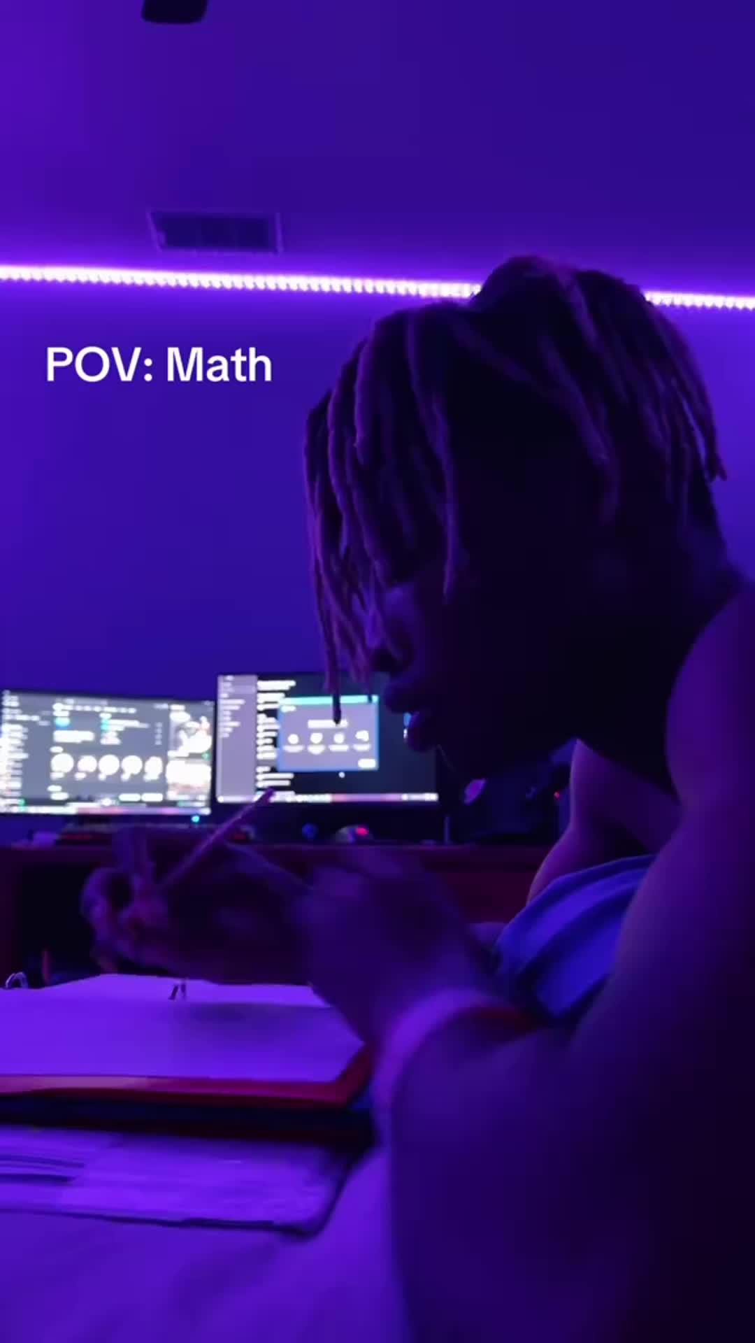 Math is easy too me🤘🏽🤘🏽#goodgrades #student #hw #collage