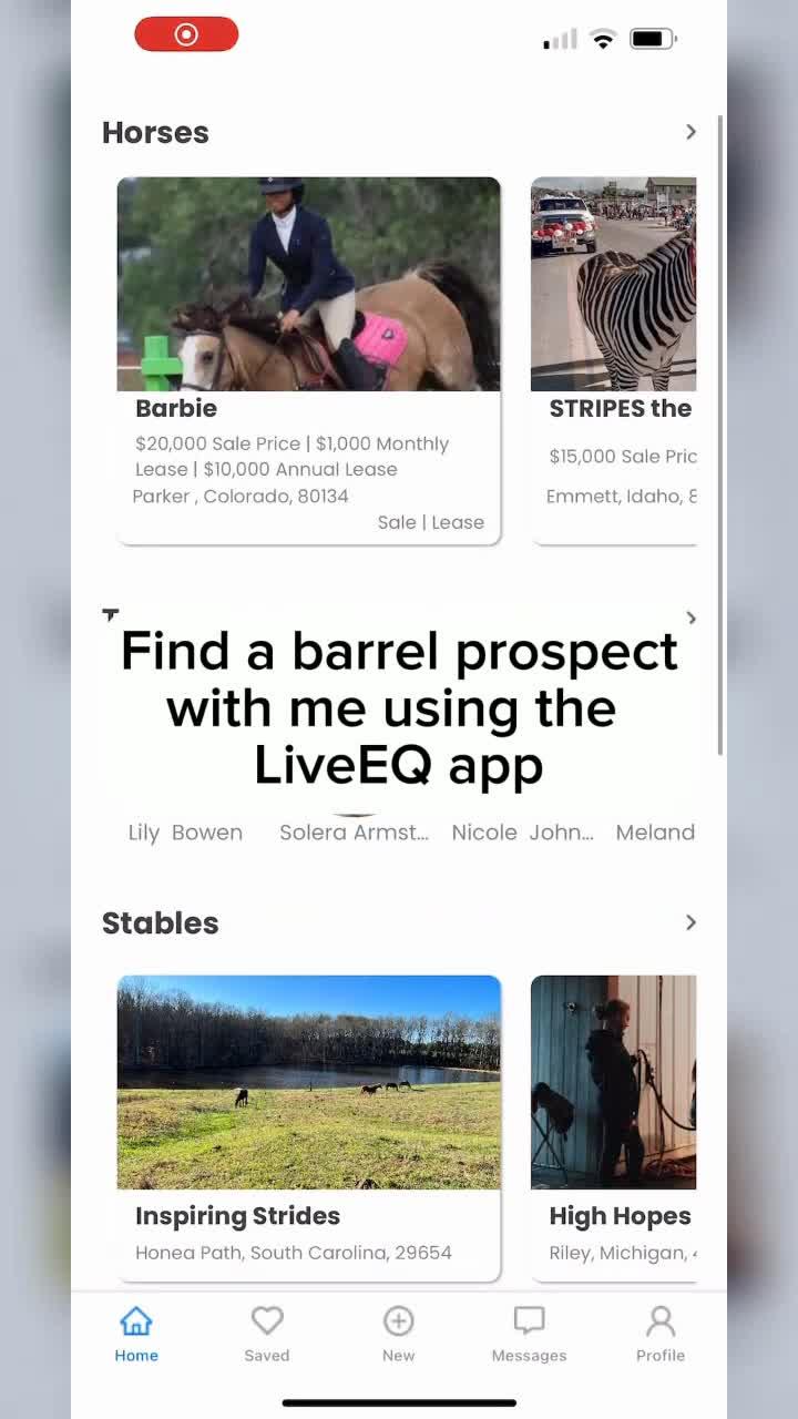 Join thousands of equestrians on LiveEQ for FREE!