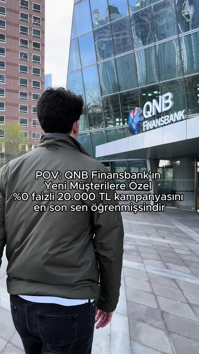 Yeni Müşterilere Özel Faizsiz 20.000 TL Fırsatı QNB Finansbank'ta!