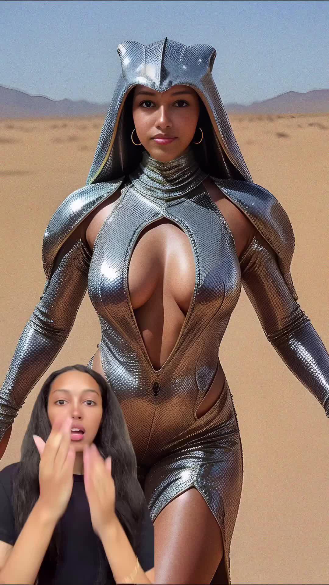 Sand dunes or AI dreams? 🌵✨ Download MyMood Ai now FOR FREE! #ai #aiphoto #aiphotography #viral #explore #dune