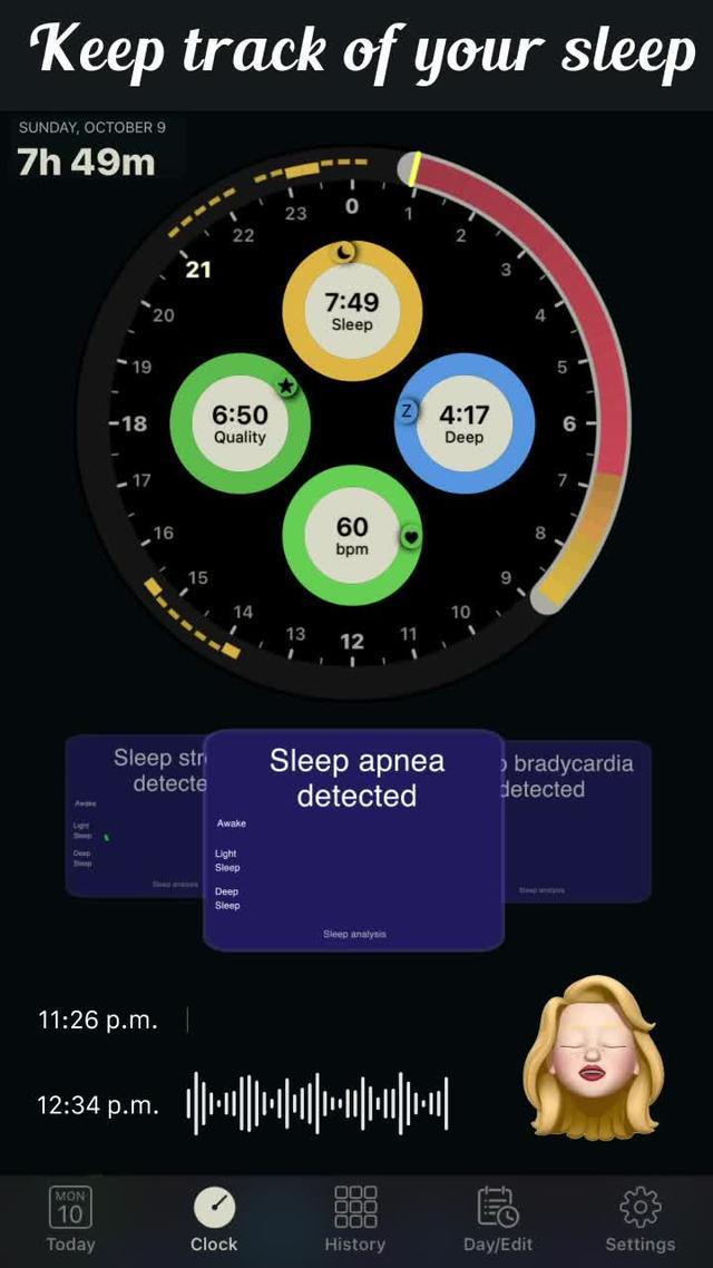 Have trouble sleeping? Sleep better with ShutEye’s relaxing sounds and sleep tracker.