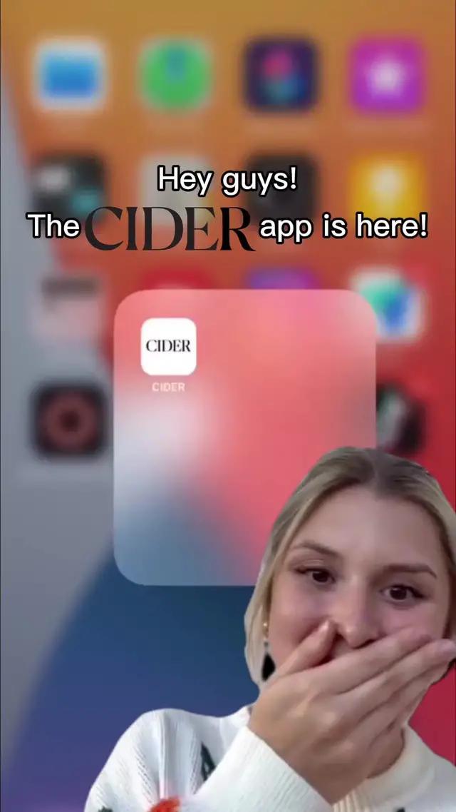Download and enjoy 20% off with code CIDER_APP!