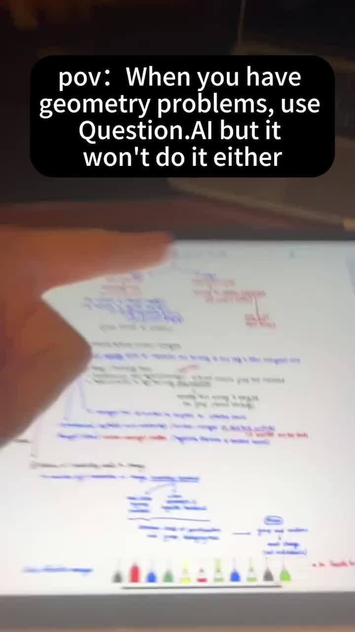 You need this amazing AI math tutor to solve difficult geometric problems!