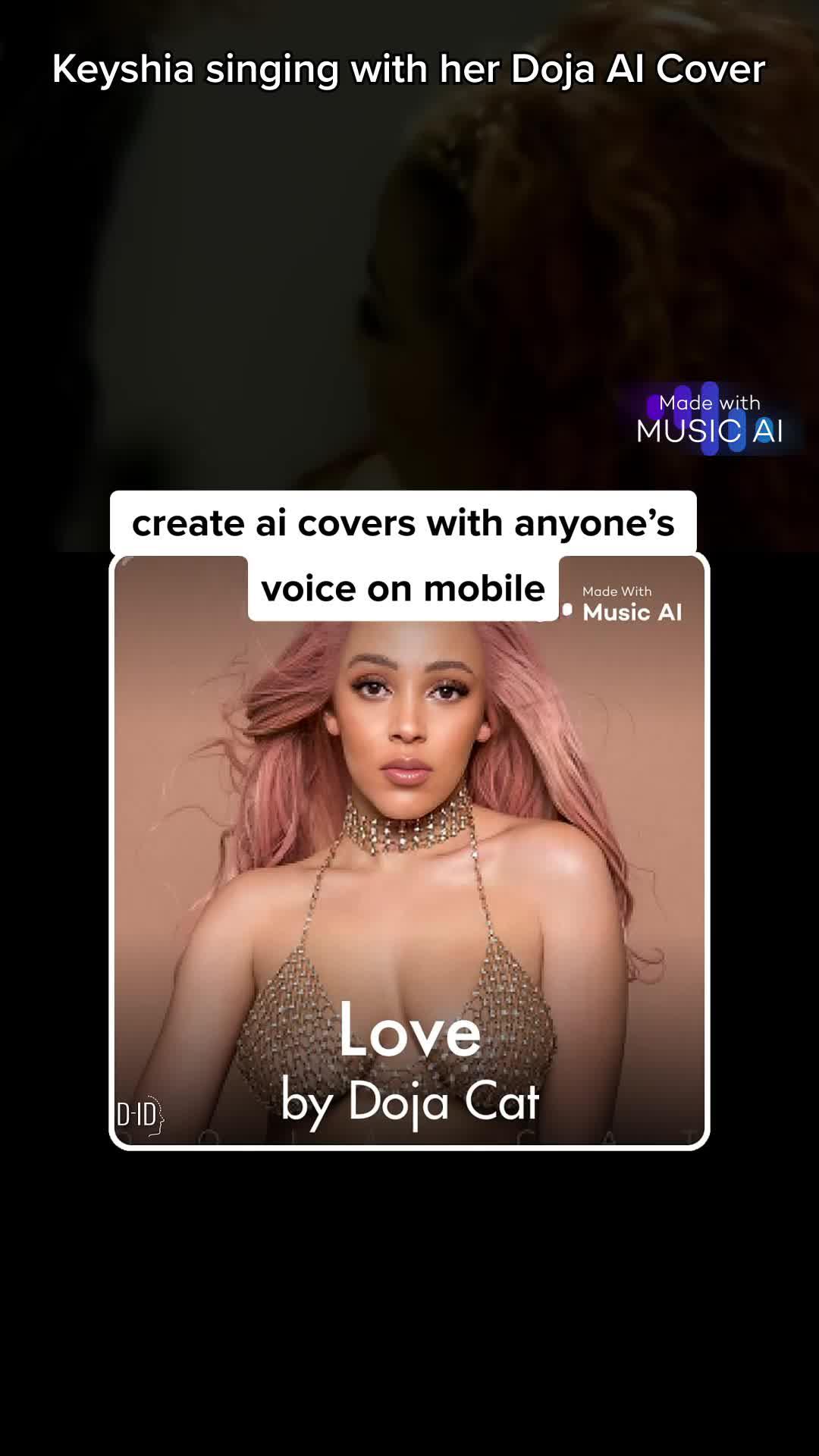 Create AI covers with your own voice on mobile
