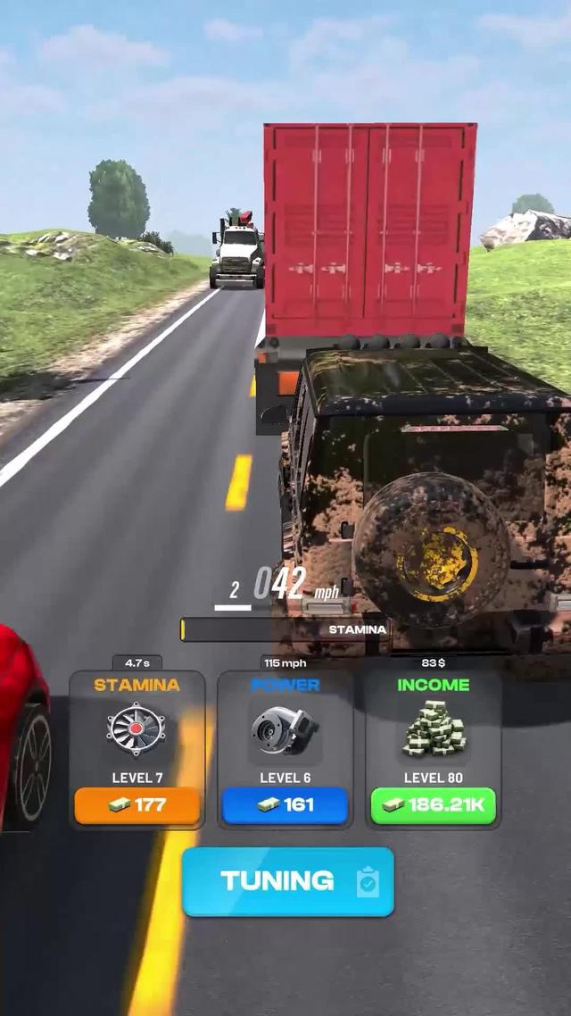 Nothing is better than overtake in the highway!