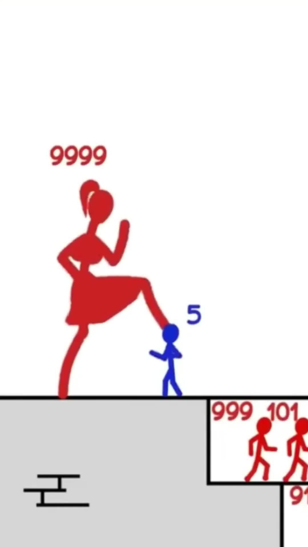 Kill giant bosses to be the mighty stick hero.