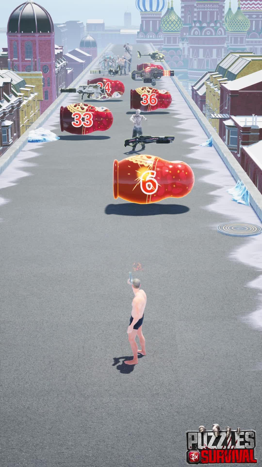 Zombie is coming! Solve the puzzle and save yourself!