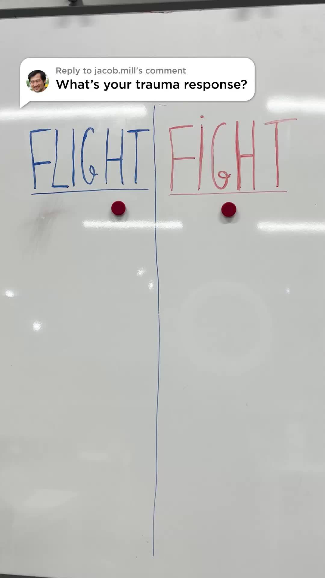 What is your trauma reaction?