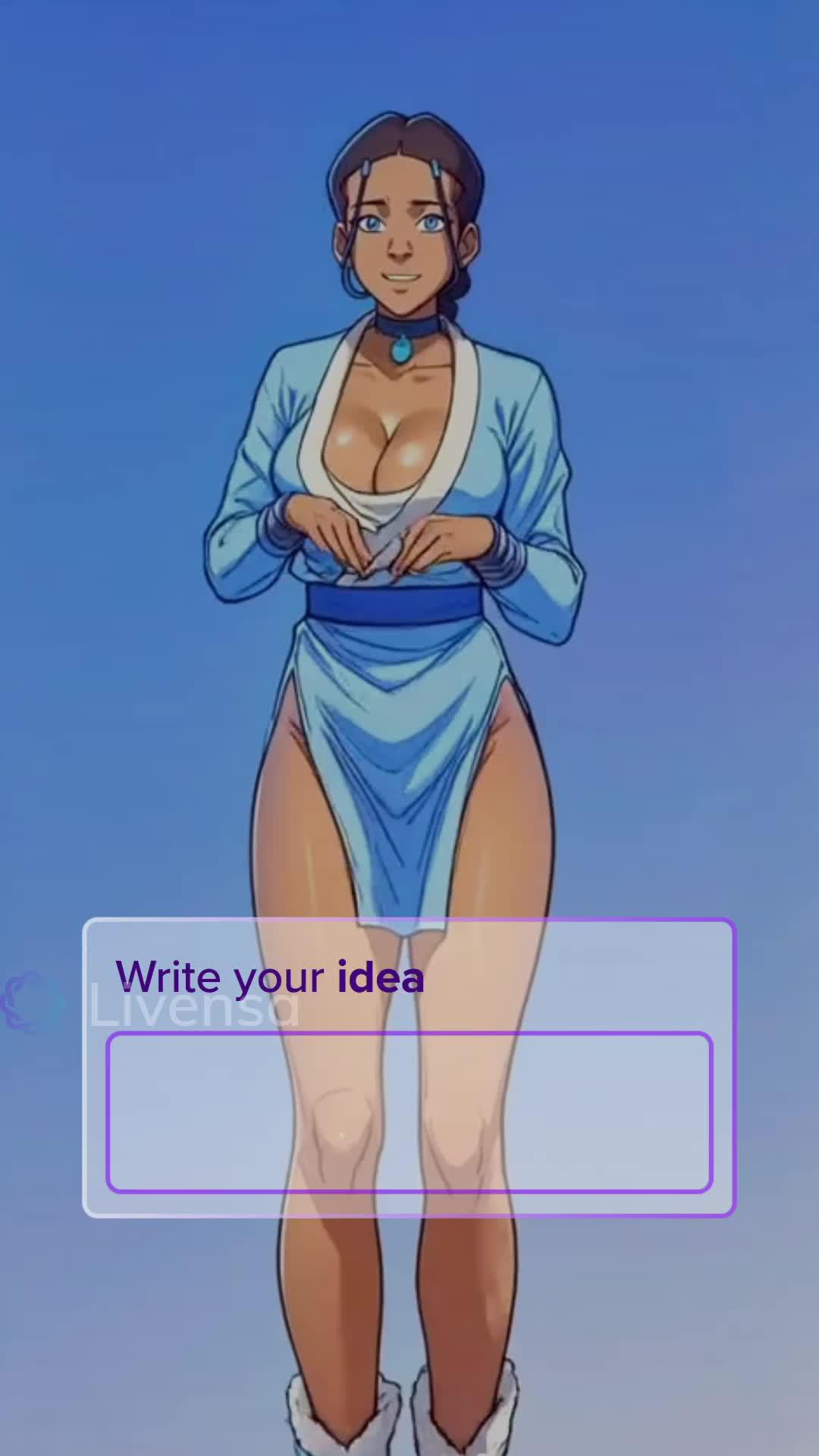 Create Al videos with your own words on mobile