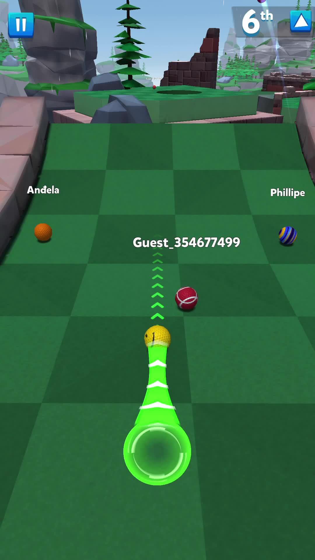 Multiplayer mini-golf races with friends!