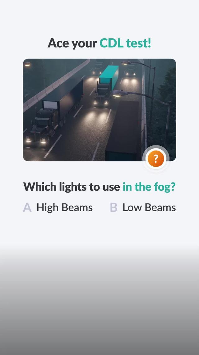 Study for your CDL test now!