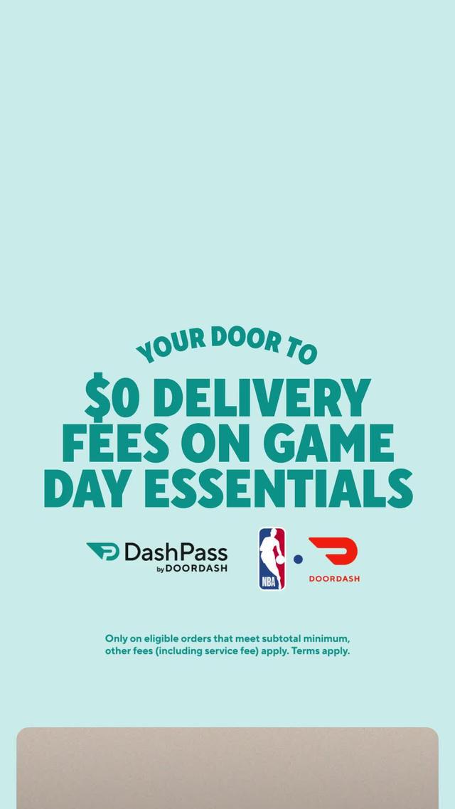 Your Door to $0 Delivery Fees On Game Day Essentials  
