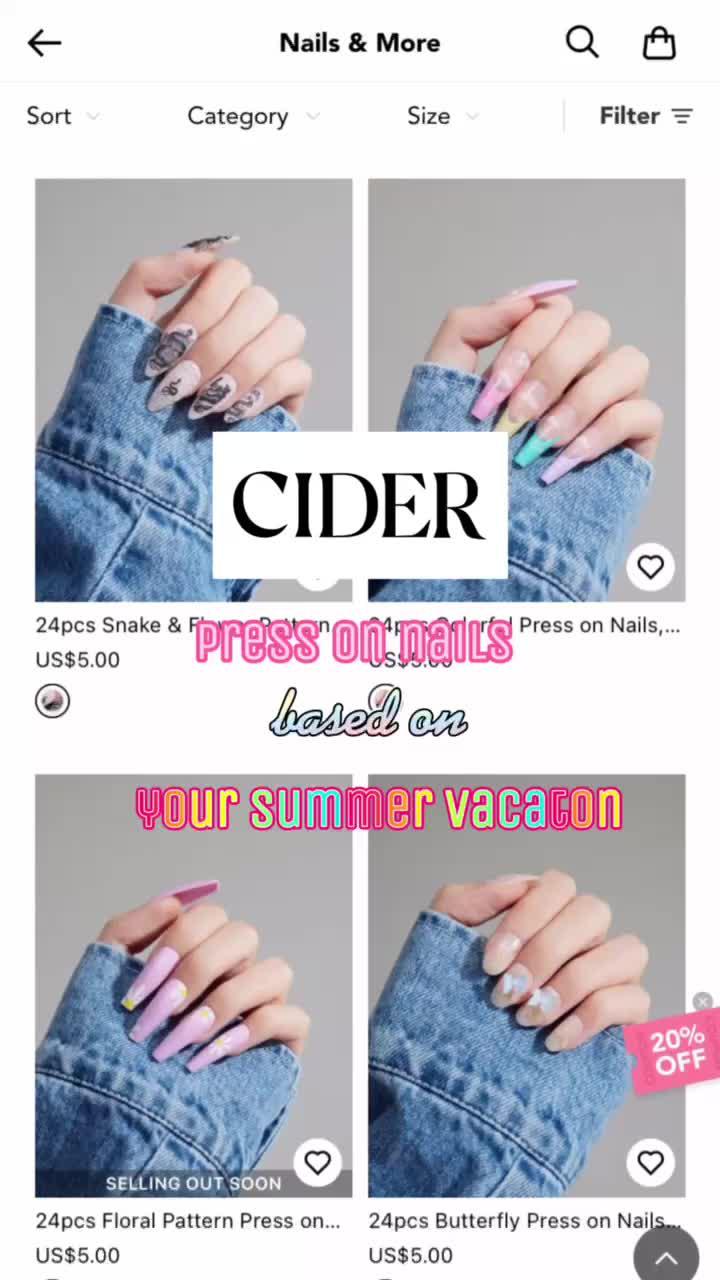 Elevate your style with CIDER. New users save 20%.
