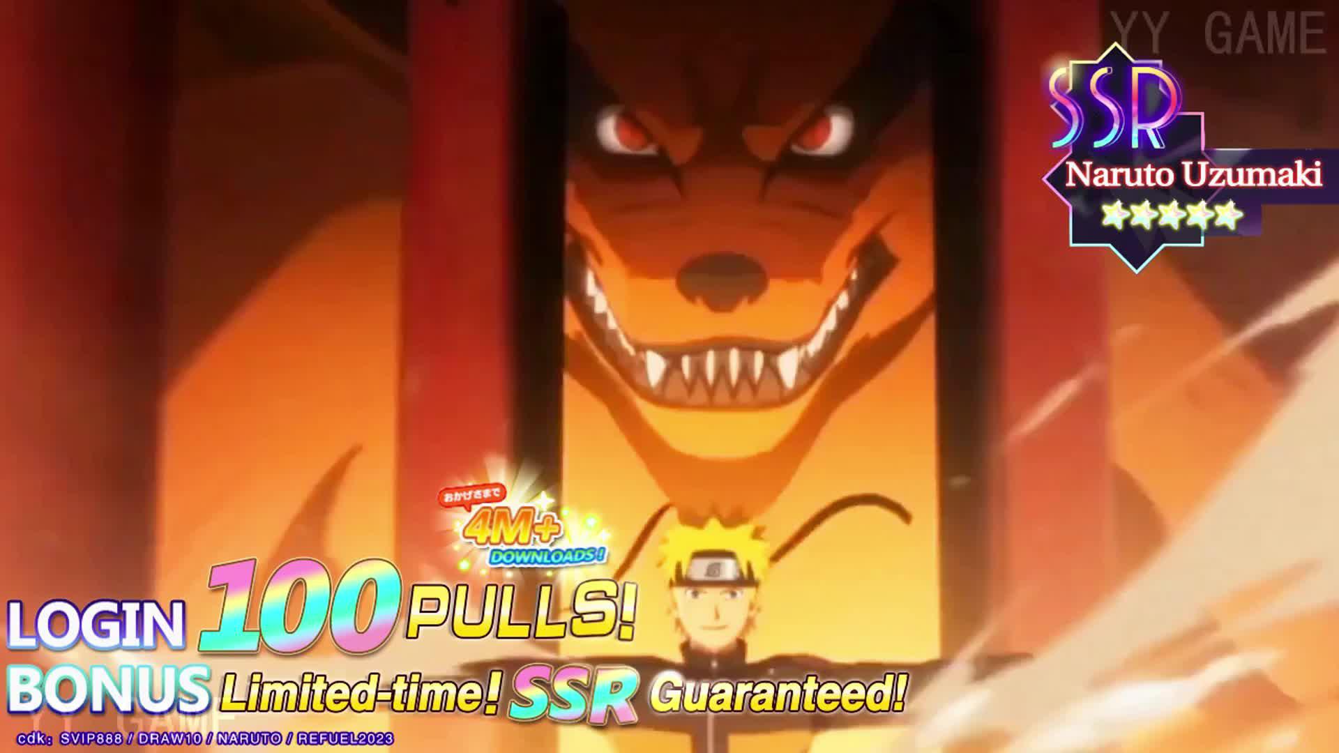 High-Quality 3D Ninja Mobile Game!Every 10-Pull Guarantees an SSR!