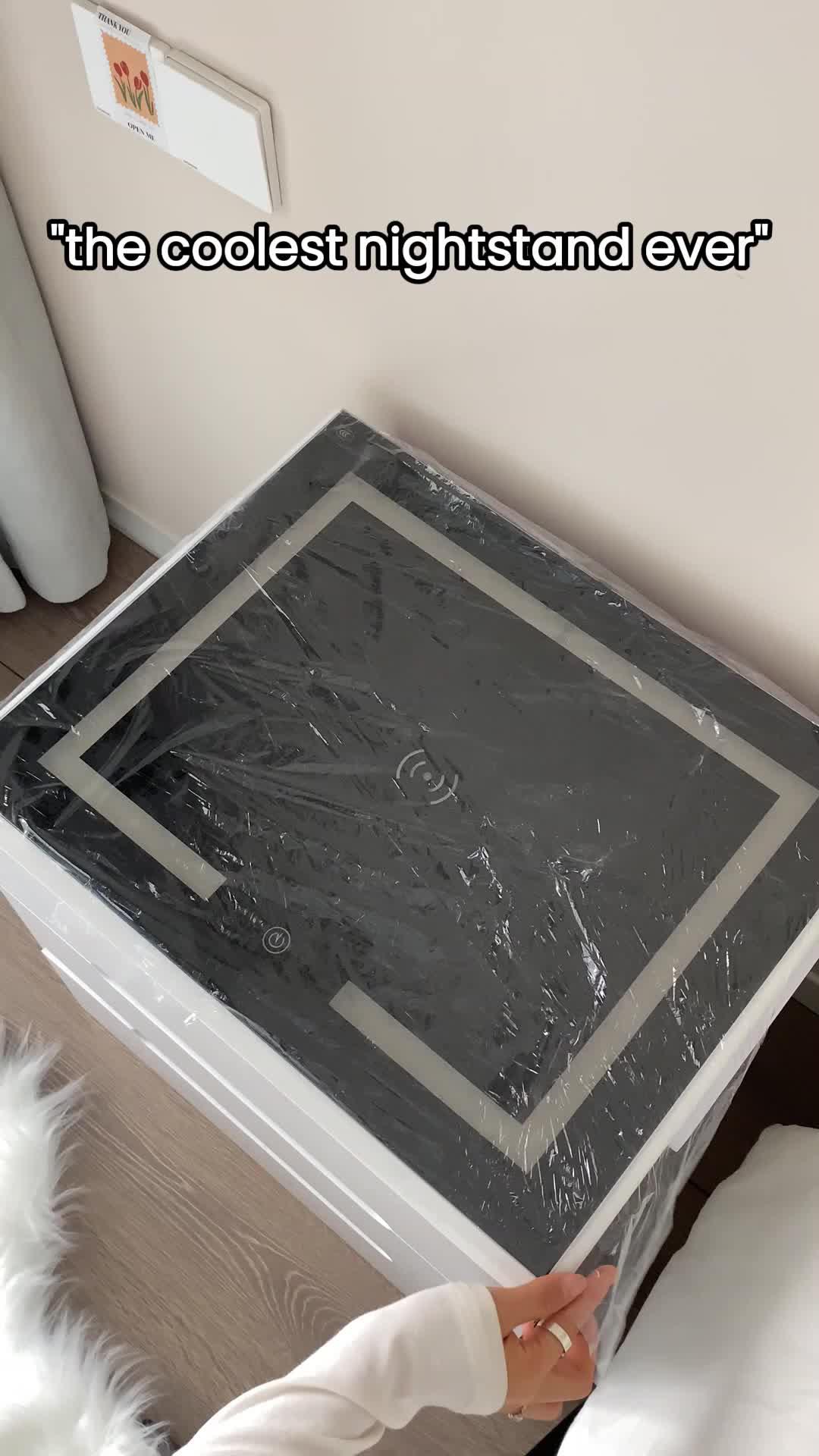 Nightstand with Wireless Charging Station, you should have!! #WirelessChargingNightstand #AdjustableWorkstation #SmartBedsideTable #ModernFurniture #SensorLightNightstand #LEDNightstand #BedroomDecor #NightstandDesign #TechFurniture #HomeOrganization #BedroomEssentials #SmartFurniture #interiordesign