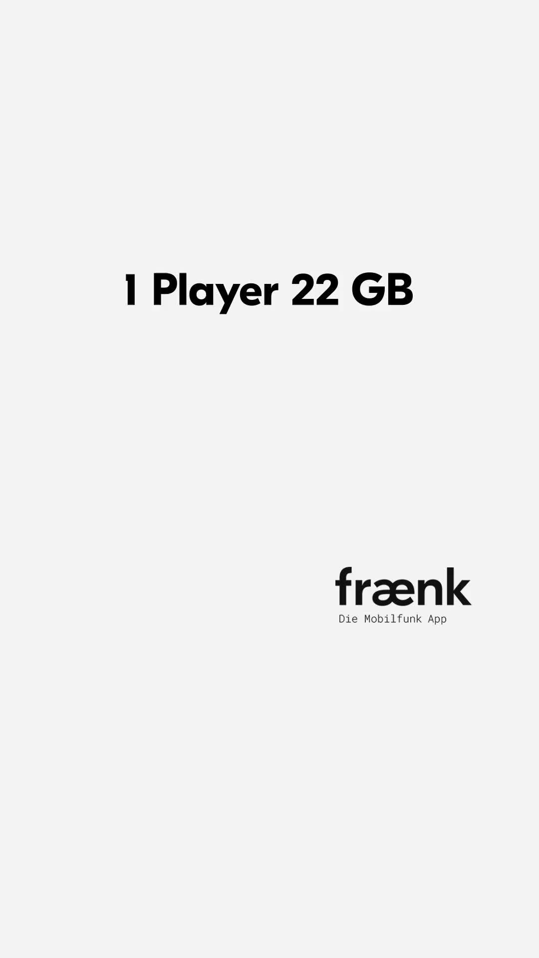 Mit 22 +4 GB für 15 €. Freunde bringen extra +4 GB