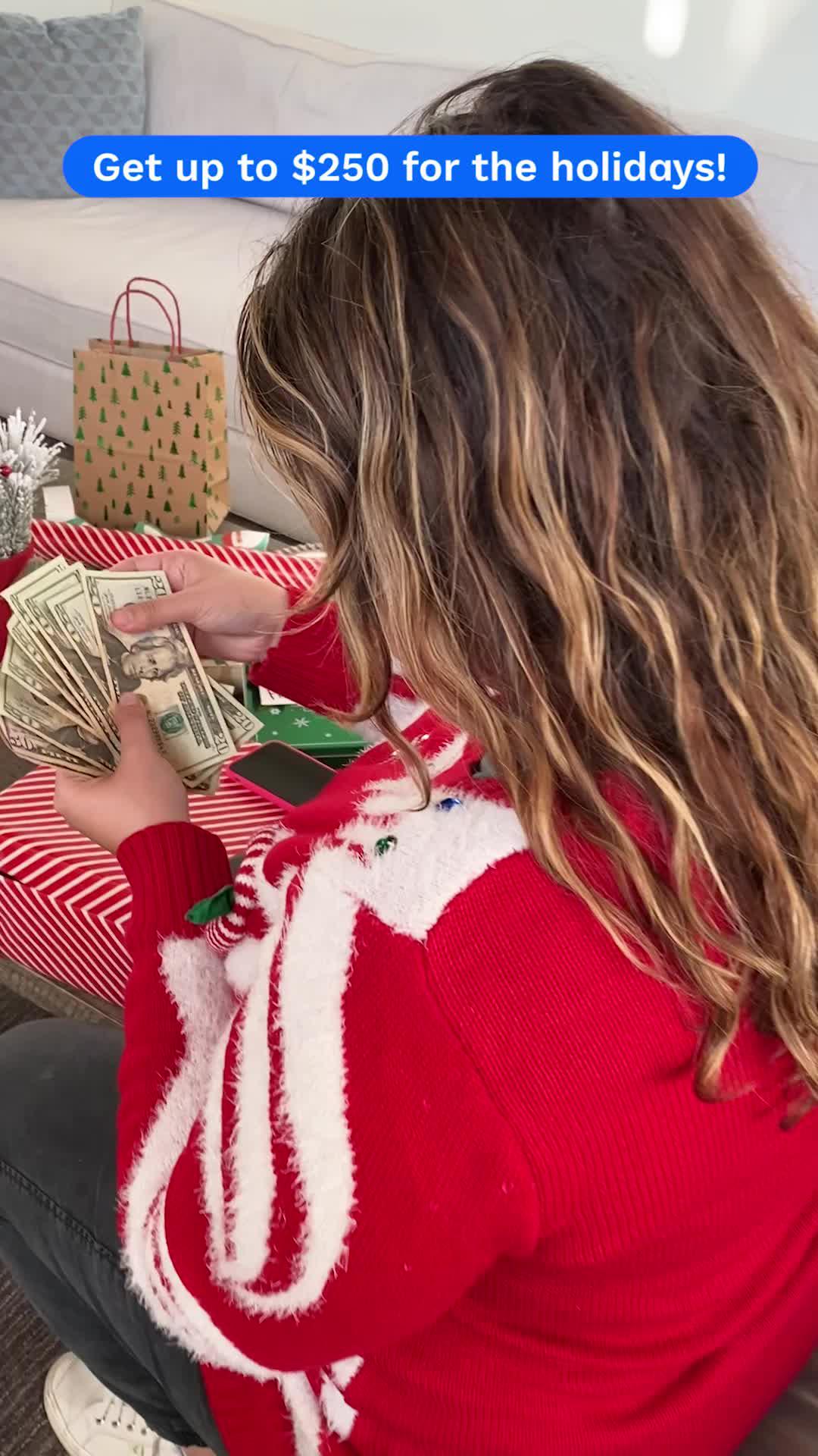 Tap for up to $250 instantly