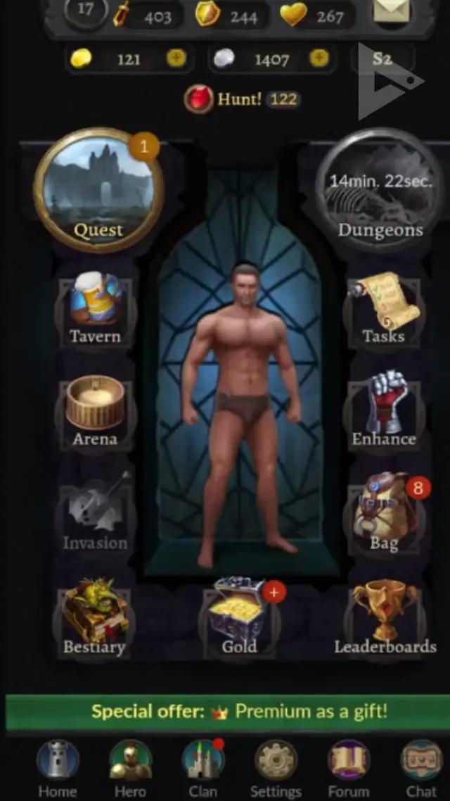 Set off to the world of heroes, quests and battles!