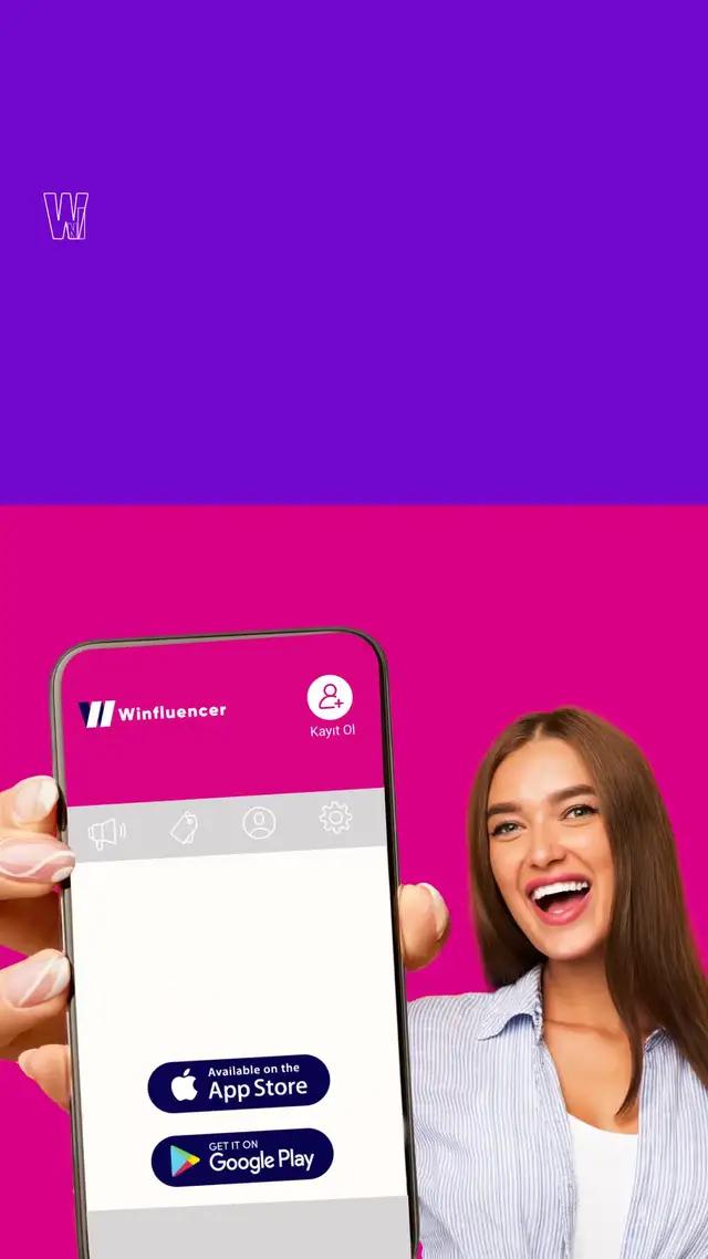 Marka iş birlikleri için Winfluencer.app uygulamasını indir. Kayıt ol, paylaş, kazan.