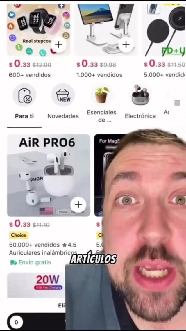 3 por 0,99 $ en el primer pedido