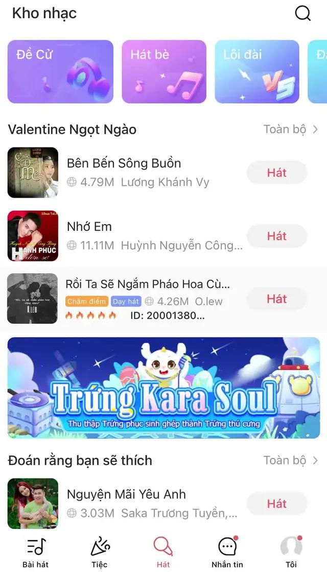Vô số bài hát hot đều có tại SingNow
