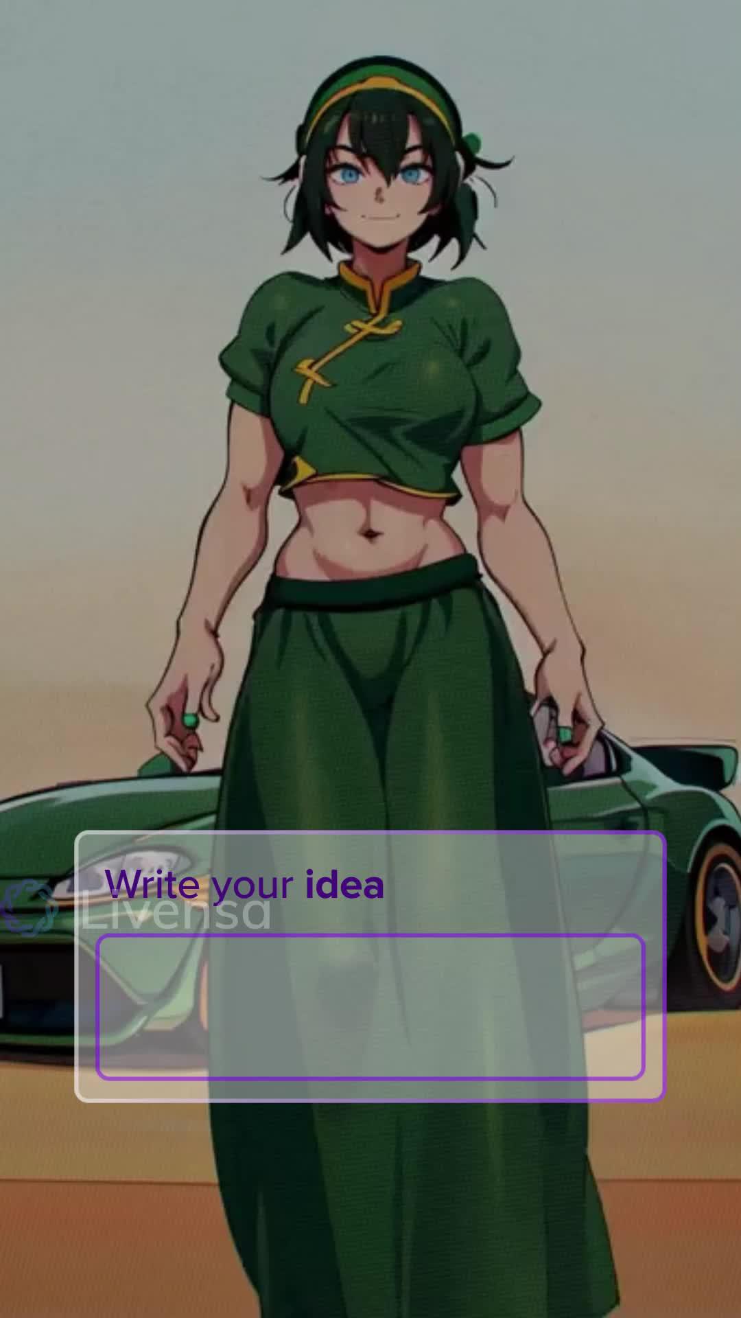 Create Al videos with your own words on mobile