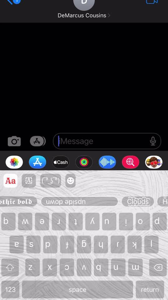 Make your keyboard and text cool