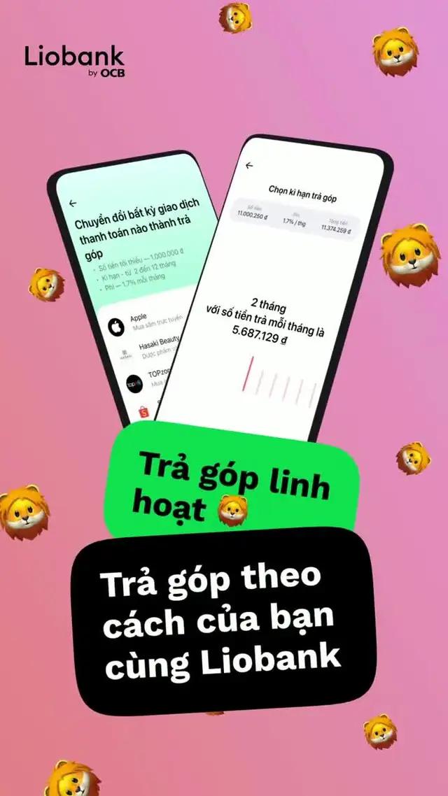 Trả góp theo cách của bạn cùng Liobank