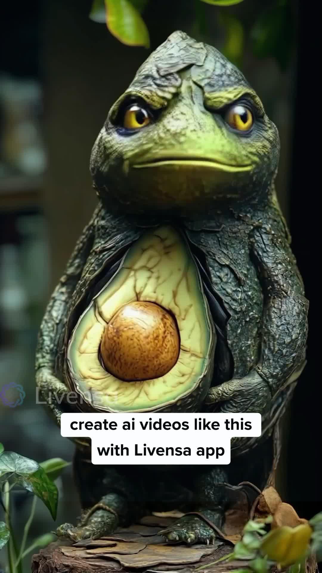 Create Al videos with your own words on mobile