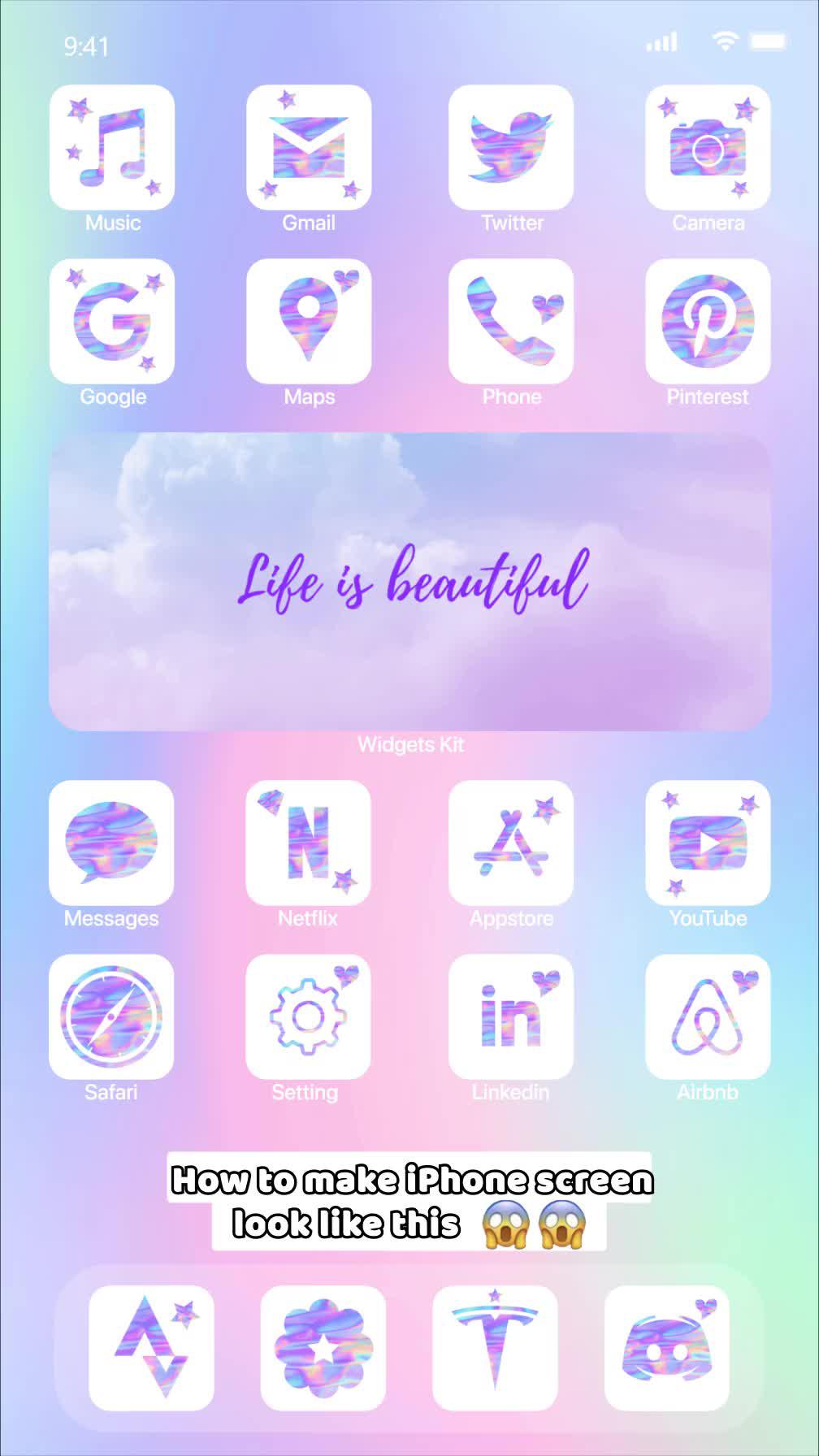 Make your home screen cool!