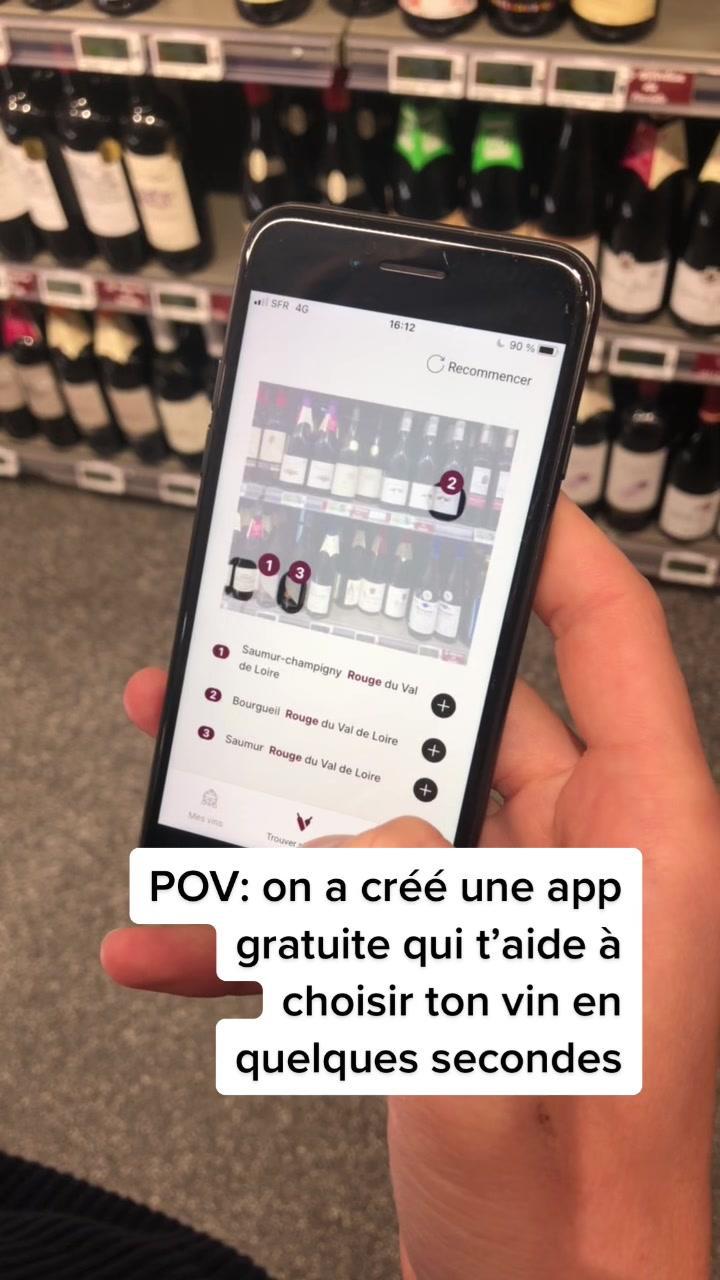 Vinidaily est dispo sur les stores 📱#pourtoi #wine #vin #fyp #fypシ