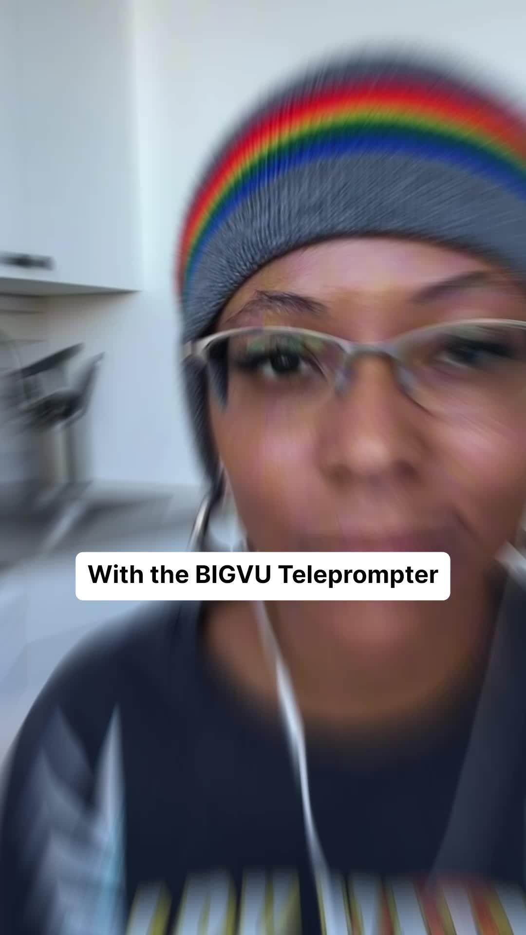 Easy way to create high quality videos - use BIGVU teleprompter app!