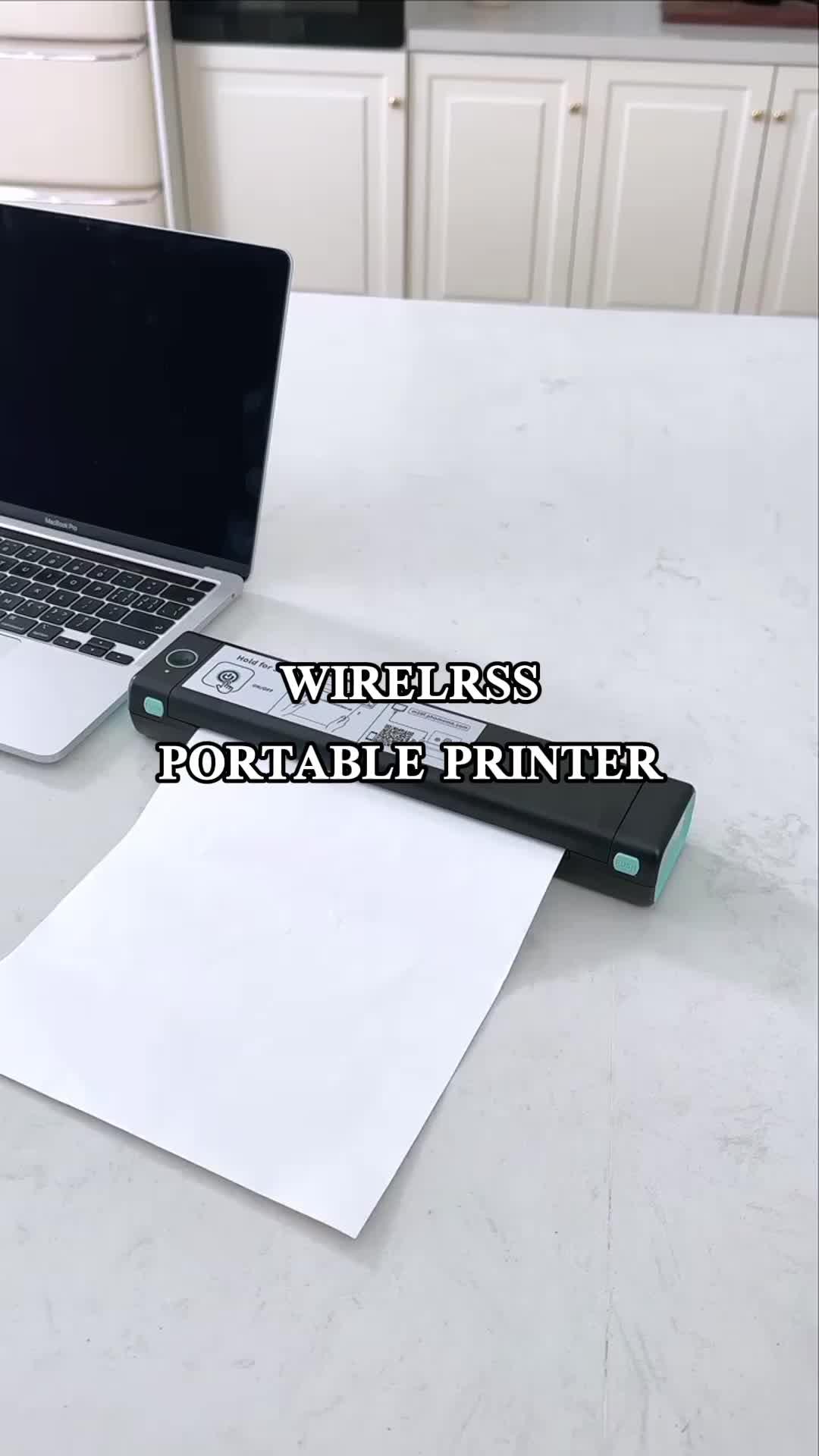 Obsessed with using this printer when am on the go! #fyp #tiktokmademebuyit #fypシ #temu #temufinds #homefinds #portableprinter #foryoupage #gadget #lifehack
