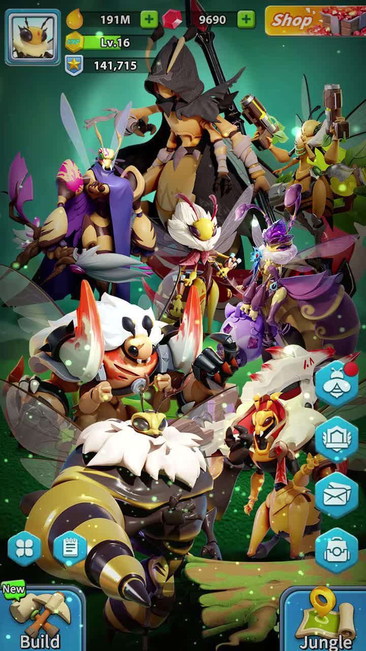 An immersive bee-themed strategy game